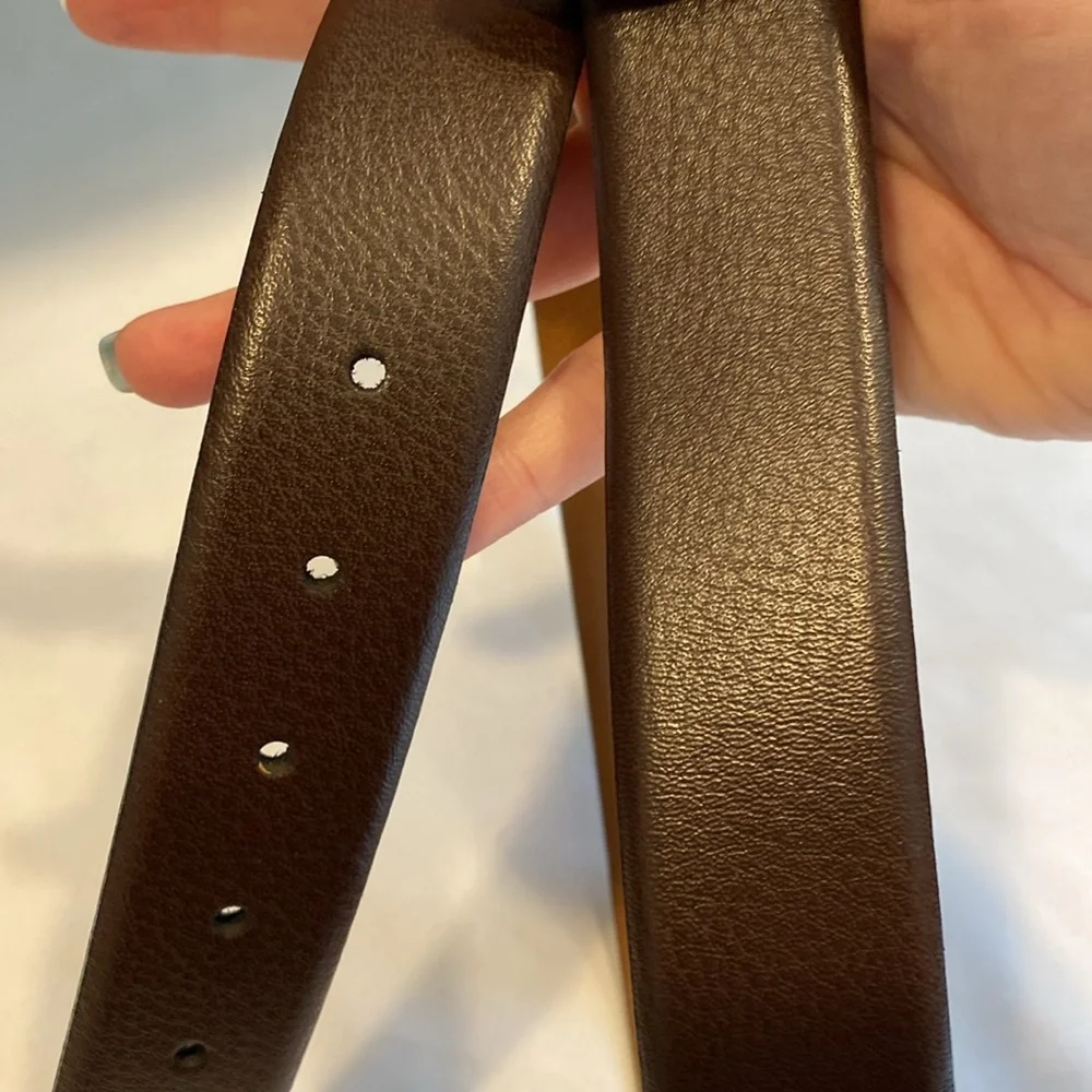 NWT Boconi Nashville brown leather belt size 32